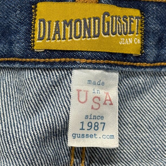 Diamond Gusset Blue Jeans Mens 42 x 30 NWT Stonewash Regular Western Denim USA - Picture 8 of 16